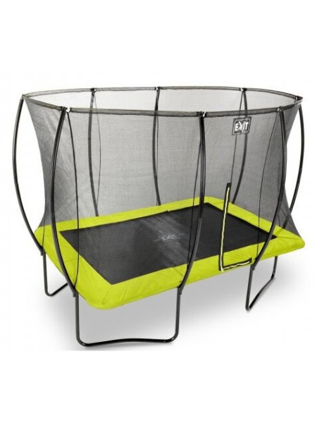  Батут EXIT Silhouette прямокутний 214x305 зелений